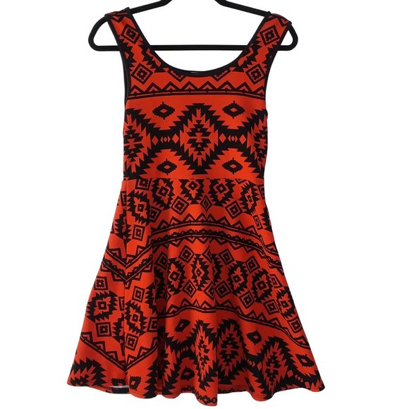 Every 1 Aztec Print Sleeveless Dress - Picture 1 of 3